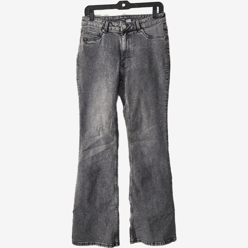 🔥 Divided Women's Charcoal High Rise Flare Jeans Size 10/29